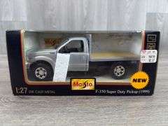 1999 Ford F350 Super Duty Flatbed Truck, 1/18, Maisto