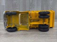 Hubley Mighty Metal Dump Truck, Original Box, 11 1/2” Long