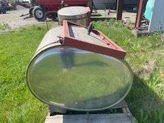 Chem Farm stainless steel saddle tanks