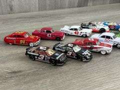 18 NASCAR 1/64 Race Cars-Dale Earnhardt, Chad Little, Lee Petty