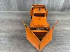 Tonka Toys State Hi-Way Dept. Plow/Dump Truck, 17 1/2” Long