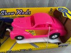 Super Show Rods Ford 4x4 Truck, ‘40 Ford & Trailer, 29” Long