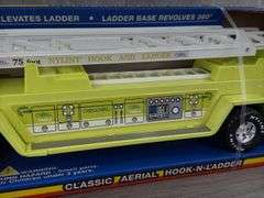 Classic Aerial Hook-N-Ladder Fire Truck, 30 1/2” Long
