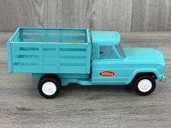 Tonka Jeep Dump Stake Truck, 9 1/2” Long