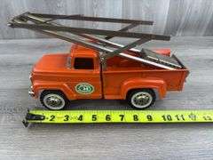 Hubley Mighty-Metal Pile-Driver Truck, 13” Long