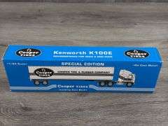 Kenworth K100E Cooper Tires Tractor Trailer Bank, 1/64, SpecCast