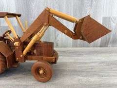 Custom Built Wood Backhoe/Loader, Tractor Is 13”