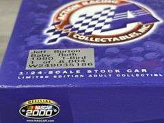 Jeff Burton #8 Baby Ruth 1990 Thunderbird Stock Car, 1/24, Limited Edition, 1 Of 8,004, Action