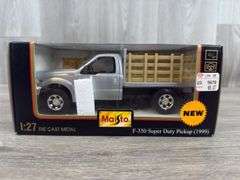 1999 Ford F350 Super Duty Stake Truck, 1/27, Maisto