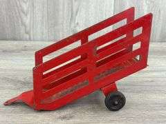 Structo Livestock Truck W/Loading Chute, Missing Stakes