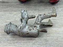 Fordson Cast Iron Tractor W/Driver, 6” Long, Arcade