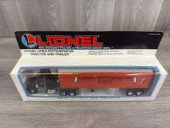 Lionel Refrigerator Lines Tractor Trailer, 11 1/2”, O & O27 Gauge