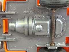 Hubley Log Truck, 12 1/2” Long, Original Box-Missing End Flaps