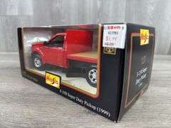 1999 Ford F350 Super Duty Flatbed Truck, 1/27, Maisto