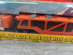 International 4300 Eagle TOI Transport Car Carrier, 1/64, Ertl, Trucks & Miniatures Of The World