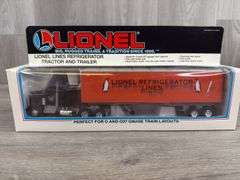 Lionel Refrigerator Lines Tractor Trailer, 11 1/2”, O & O27 Gauge