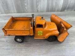 State Hi-Way Dept. Plow/Dump Truck, 17 1/2” Long