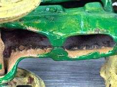 Arcade Cast Iron Tractor W/Cast In Driver, 4 1/2” Long