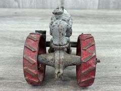 Fordson Cast Iron Tractor W/Driver, 6” Long, Arcade