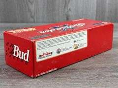 Ken Schrader #25 Budweiser Monte Carlo Stock Car Bank, 1/24, 1 Of 6,204, Action