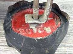 Fordson Cast Iron Tractor W/Driver, 6” Long, Arcade