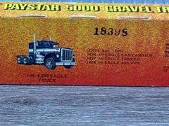 International Paystar 5000 Gravel Trailer, 1/64, Ertl, Trucks & Miniatures Of The World
