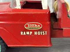 Tonka Ramp Hoist Truck, 21” Long, Tonka Toys