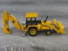John Deere 310D Backhoe/Loader & Cat 12G Motor Grader, 1/64, Ertl