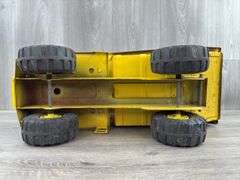 Mack Dump Truck, Buddy L, 19” Long