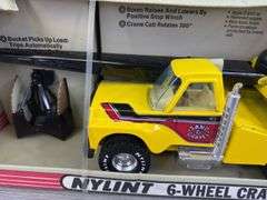 Nylint Sand & Gravel 6-Wheel Crane, 23” Long