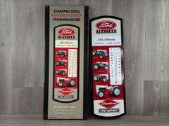 Ford Tractor Indoor/Outdoor Steel Thermometer, 24” Long