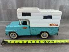 Tonka Camper Truck, 14 1/2” Long