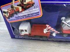 MAN Lorry W/Trailer & Menck M500H Excavator, 1/55, Siku