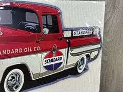 Standard Oil Co. Metal Cutout Sign, 19” Wide