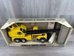 Nylint Sand & Gravel 6-Wheel Crane, 23” Long
