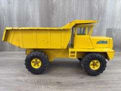 Mack Dump Truck, Buddy L, 19” Long