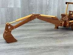 Custom Built Wood Backhoe/Loader, Tractor Is 13”