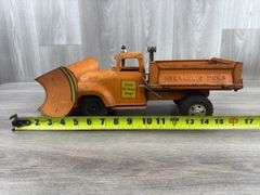 State Hi-Way Dept. Plow/Dump Truck, 17 1/2” Long