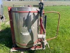 Chem Farm stainless steel saddle tanks