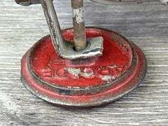 Fordson Cast Iron Tractor W/Driver, 6” Long, Arcade