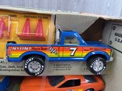 G.T. Racing Motorsport Set, Truck/Trailer-16” Long, Nylint