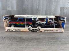 Nylint Cycle Race Team Set, 15” Long, Metal Muscle