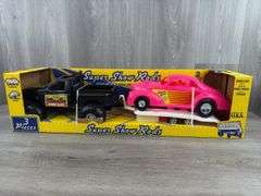 Super Show Rods Ford 4x4 Truck, ‘40 Ford & Trailer, 29” Long