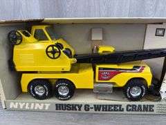 Nylint Sand & Gravel 6-Wheel Crane, 23” Long