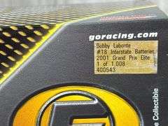 Bobby Labonte #18 Interstate Batteries 2001 Grand Prix Elite Stock Car, 1/24, Limited Edition, #652/1008, Action Elite