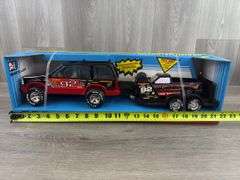 Nylint Dragster Hauler, 21” Long, Metal Muscle