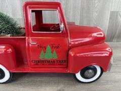 Farm Fresh Christmas Tree Lighted Truck, 19” Long
