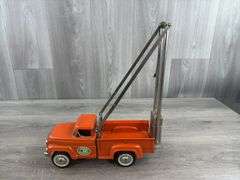 Hubley Mighty-Metal Pile-Driver Truck, 13” Long