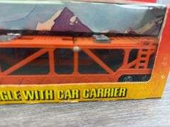 International 4300 Eagle TOI Transport Car Carrier, 1/64, Ertl, Trucks & Miniatures Of The World