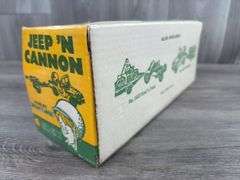 Hubley Mighty-Mite Jeep’N Cannon, Original Box & Plastic Wrap